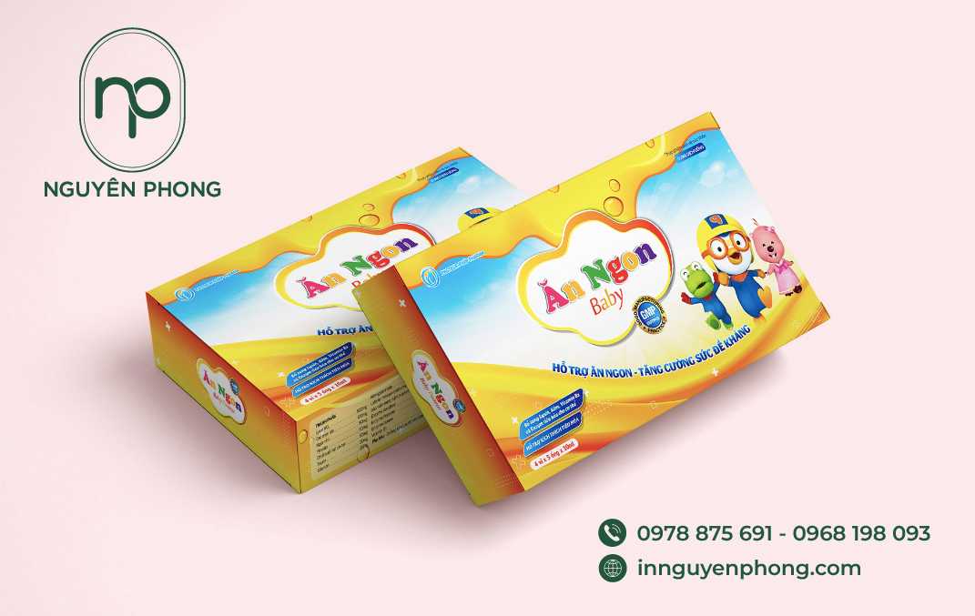 Hộp giấy thước cho bé ăn ngon